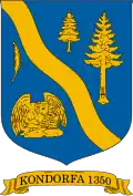 Brasão de armas de Kondorfa