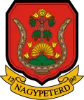 Brasão de armas de Nagypeterd