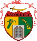 Brasão de armas de Sátorhely