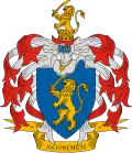 Brasão de armas de Sajónémeti