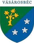 Brasão de armas de Vásárosbéc