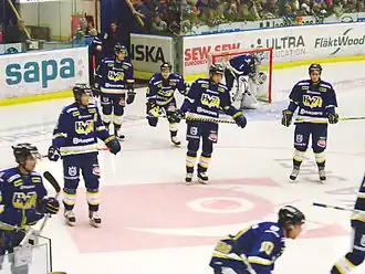 O clube HV71 de hóquei no gelo