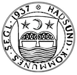 Bandeira oficial de Hadsund