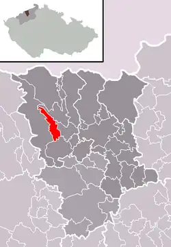 Localização de Háj u Duchcova