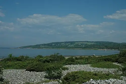 A montanha de Hallandsås, vista da Escânia.