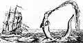 A Serpente Marinha relatado por Hans Egede, em 1734.