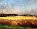 Campo de Cereais (óleo sobre compensado), 1921)