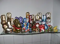 Coelhinho da páscoa de chocolate