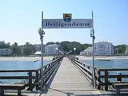Seebrücke (cais) para o spa de Heiligendamm