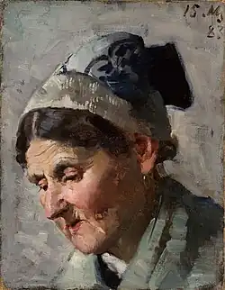 Vanha nainen, 1883