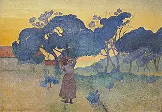 A quinta, ao final do dia, 1893, colecção privada