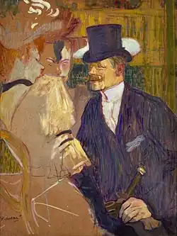 O inglês no Moulin Rouge, 1892, óleo sobre papelão, Metropolitan Museum of Art