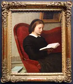 A Leitora (1861), Henri Fantin-Latour, Museu de Orsay, Paris