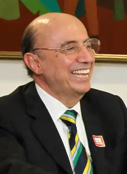 Henrique de Campos Meirelles é considerado uma das figuras mais respeitadas na área financeira internacional, Meirelles foi presidente internacional do BankBoston; presidente do Banco Central do Brasil (BCB), cargo que ocupou de 2003 a 2011 durante o Governo Lula; e Ministro da Fazenda no Governo Michel Temer entre 2016 e 2018.