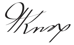 Assinatura de Henry Knox