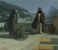 Jesus and Nicodemus, 1899