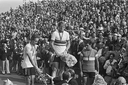 Podio do Campeonato do Mundo de 1979.