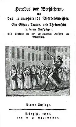 Titelblatt zu Herodes vor Bethlehem.