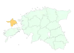 Localização de Região de Hiiu Hiiumaa