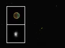 Himalia vista pela Cassini-Huygens.