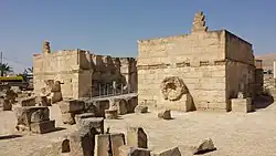 Entrada do Palácio de Hixame (Quebate Almafjar)