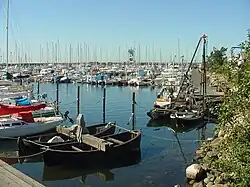 O porto de Höganäs