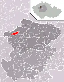 Localização de Hořešovice