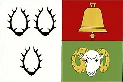 Bandeira de Horní Bělá