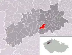 Localização de Hřivice