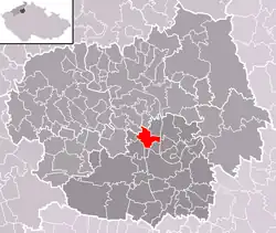 Localização de Hrobce