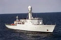 A fragata KDM Hvidbjørnen (F360).