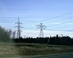Linhas de alta tensão da Hydro-Québec