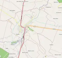 Localização de Iłża na Polónia