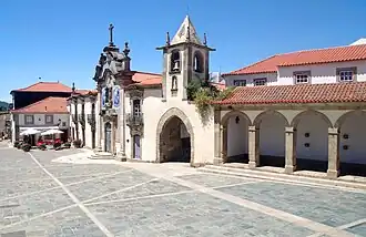Praça da República, em São João da Pesqueira