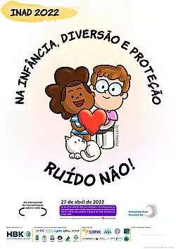 Na infância, diversão e proteção. Ruído não!