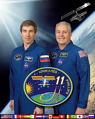 Sergei Krikalev e John Phillips
