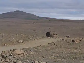 Paisagem desértica das Terras Altas.