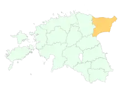 Localização de Região de Ida-Viru Ida-Virumaa