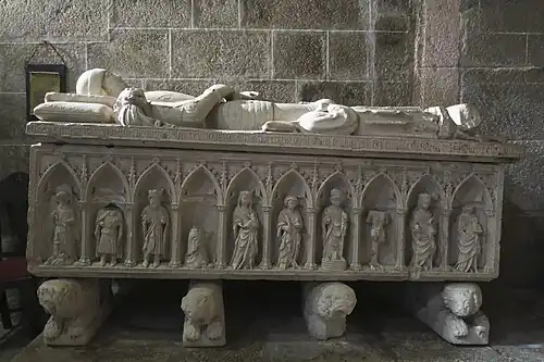 João Afonso, Túmulo de Fernão Gomes de Góis