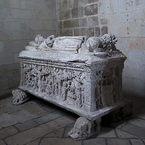 Oficina de Diogo Pires-o-Moço, Túmulo de D. Afonso Sanches, séc. XVI[5]