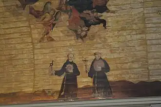 Detalhes do teto da Igreja de São Francisco