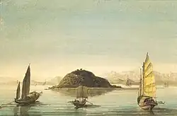 Vista da Ilha Verde em 1844