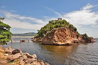 Ilha da boa viagem vista da orla