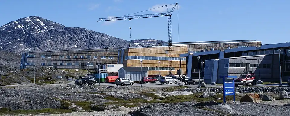 A universidade da Gronelândia em Nuuk