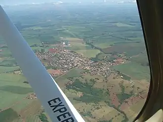 Vista aérea da cidade