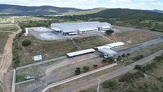 Vista parcial do centro da cidade