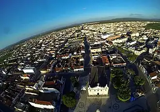 Visão aérea de Tobias Barreto.
