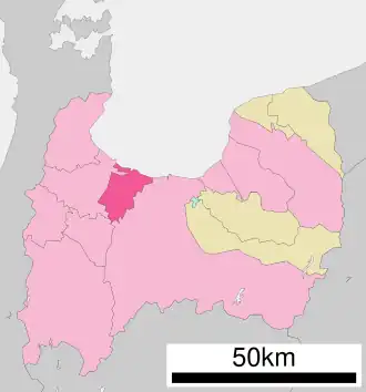 Localização de Imizu