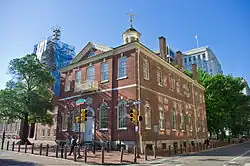 Congress Hall, sede do Segundo Congresso Continental, onde foi votada a Declaração de Independência.
