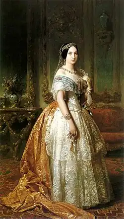 Retrato da Duquesa de Montpensier (1851), Federico de Madrazo y Kuntz